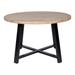 Aurelle Home Morgan Modern Solid Oak Round Dining Table - 47" Round - 47" Round