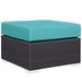 Sadie Upholstered Outdoor Patio Ottoman by Havenside Home