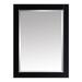 Avanity Mason 24 in. Wall Mounted Mirror with Brushed Silver Trim - 24"W x 32"H