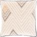 Mabel Handwoven Neutral Geometric Cotton Throw Pillow