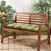 Driftwood 18-inch x 51-inch Outdoor Green Bench Cushion by Havenside Home - 18w x 51l