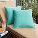 Sorra Home Sunbrella Canvas Aruba Corded Indoor/ Outdoor Pillow Set (Set of 2)