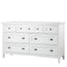 Heron Cove Relaxed Traditional Soft White 7 Drawer Dresser