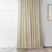 Exclusive Fabrics Vintage Thermal Cross Linen Weave Blackout Curtains (1 Panel)