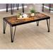 Fizi Industrial Black 47-inch Metal Coffee Table by Furniture of America