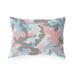 CAMO FLOW PINK AND BLUE Indoor|Outdoor Lumbar Pillow By Kavka Designs - 20X14