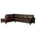 Brooke Top-grain Italian Leather Sectional Sofa