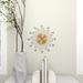 Gold / Copper / or Silver Iron Metal Starburst Sun Glam Wall Clock