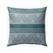 ARTISAN TRIBAL TURQUOISE Indoor|Outdoor Pillow By Kavka Designs - 18X18