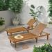 Nadine Outdoor Chaise Lounges (Set of 2) by Christopher Knight Home