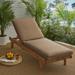 Sorra Home Sunbrella Indoor/Outdoor Chaise Lounge Cushion - 24"W x 73"L x 3"H