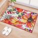 World Rug Gallery Modern Bright Flowers Non-Slip Area Rug Multi