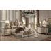 ACME Picardy Queen Bed, PU & Antique Pearl (1Set/3Ctn)