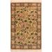 Imran Pak-Persian Chiquita Ivory/Gray Wool Rug (3'2 x 5'1) - 3 ft. 2 in. x 5 ft. 1 in. - 3 ft. 2 in. x 5 ft. 1 in.