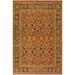 Antique Vegtable Dye Agra Ramona Orange/Gray Wool Rug (8'2 x 10'3) - 8 ft. 2 in. x 10 ft. 3 in. - 8 ft. 2 in. x 10 ft. 3 in.