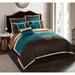 Grand Avenue Opal Brown Embroidered 8-Piece Comforter Set
