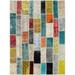 ECARPETGALLERY Hand-knotted Color Transition Multi Color Wool Rug - 4'10 x 6'7