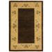 Contemporary Ziegler Ashleigh Brown Beige Hand-knotted Wool Rug - 3 ft. 10 in. x 5 ft. 10 in.