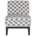 SAFAVIEH Armond Blue Accent Chair - 25.2" x 31.9" x 33"