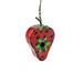 Strawberry Hanging Birdhouse Metal Art - 4L x 7.75W x 17.50H