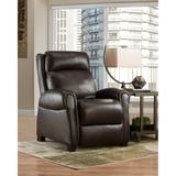 Saturn Zero Gravity Brown Leather Transitional Power Recliner