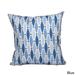 Wavy Geometric Print 18 x 18-inch Outdoor Pillow