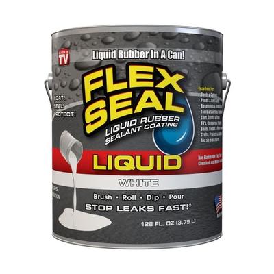 Flex Seal White Liquid Rubber Sealant Coating 1 gal. - 7.05 x 6.75 x 7.7