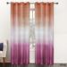 Rainbow Ombre 84-inch Sheer Curtain Panel - 52 x 84