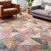 Alexander Home Kaleidoscope Geometric Hand-Hooked Wool Rug