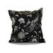 18 x 18-inch, Traditional Bird Floral, Floral Holiday Print Pillow