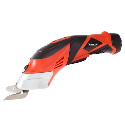 Cordless Electric Power Scissors with Two Blades and Cardboard Cutter - 3.6V Lithium-Ion Rechargeable Battery by Stalwart