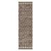 SAFAVIEH Handmade Natural Kilim Domiziana Wool Rug with Fringe