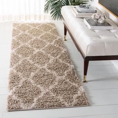 SAFAVIEH Dallas Shag Hacer Trellis 1.5-inch Thick Rug