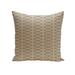 Square 20-inch Oval Geometric Decorative Throw Pillow