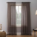 No. 918 Erica Sheer Crushed Voile Single Curtain Panel, Single Panel