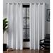 ATI Home Forest Hill Woven Room Darkening Blackout Grommet Top Curtain Panel Pair