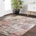 Alexander Home Athens Abstract Modern Sunset Distresssed Area Rug