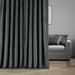 Exclusive Fabrics Signature Extra Wide Blackout Velvet Curtains (1 Panel) - Luxurious Blackout Drapes for Opulent Home Décor