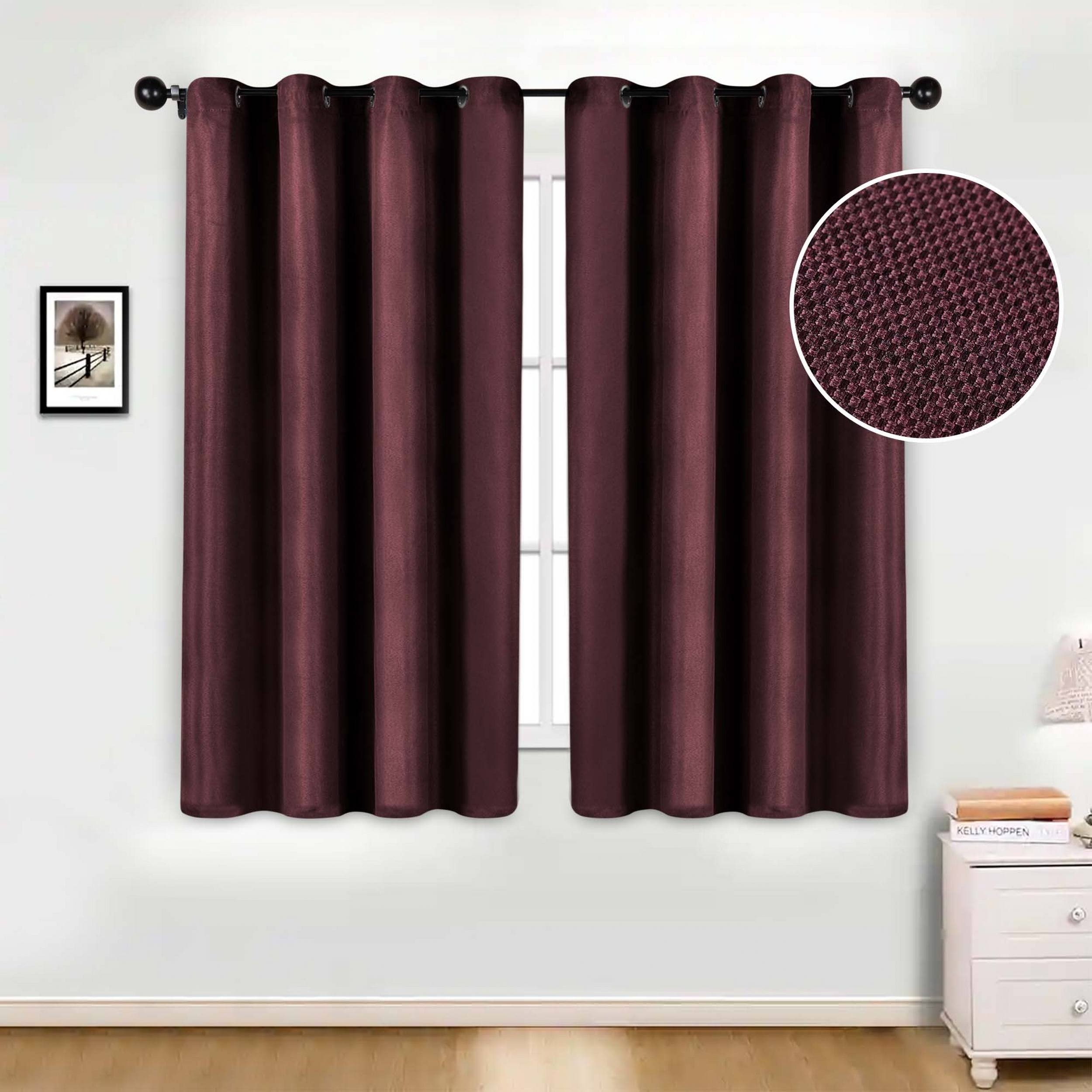 Superior Jaxon Washable Room Darkening Curtains, Set of 2 Panels