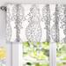 DriftAway Samantha Floral Damask Medallion Pattern Valance Rod Pocket