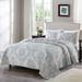 3-Piece Printed Reversible Bedding Quilt Set