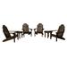 Mandalay 6-piece Outdoor Set with 4 Adirondack Chairs and 2 Side Tables by Havenside Home