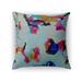 Kavka Designs blue/ black/ red/ pink/ purple barnyard bad girl accent pillow with insert