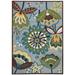 Nourison Fantasy Abstract Wildflower Floral Area Rug