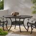 Stock Island Outdoor Oval Dining Table by Christopher Knight Home - 61.00"L x 45.70"W x 28.50"H