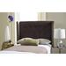 SAFAVIEH Keegan Chocolate Velvet Upholstered Wingback Headboard (Full)