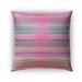 Kavka Designs pink; purple; blue abstract sunset outdoor pillow with insert