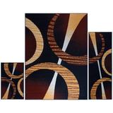 Home Dynamix Ariana Collection Contemporary 3-Piece Area Rug (4'11"x6'11", 1'8"x4'11", 1'8"x2'8")