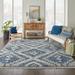 Nourison Scandinavian Shag Contemporary Tribal Area Rug