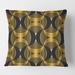 Designart 'Art Deco style modern pattern' Mid-Century Modern Throw Pillow